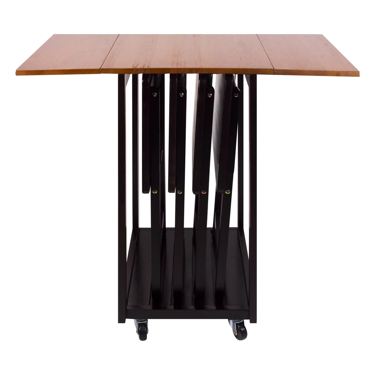 Solid Wood 5-Piece Snack Table Set W3384