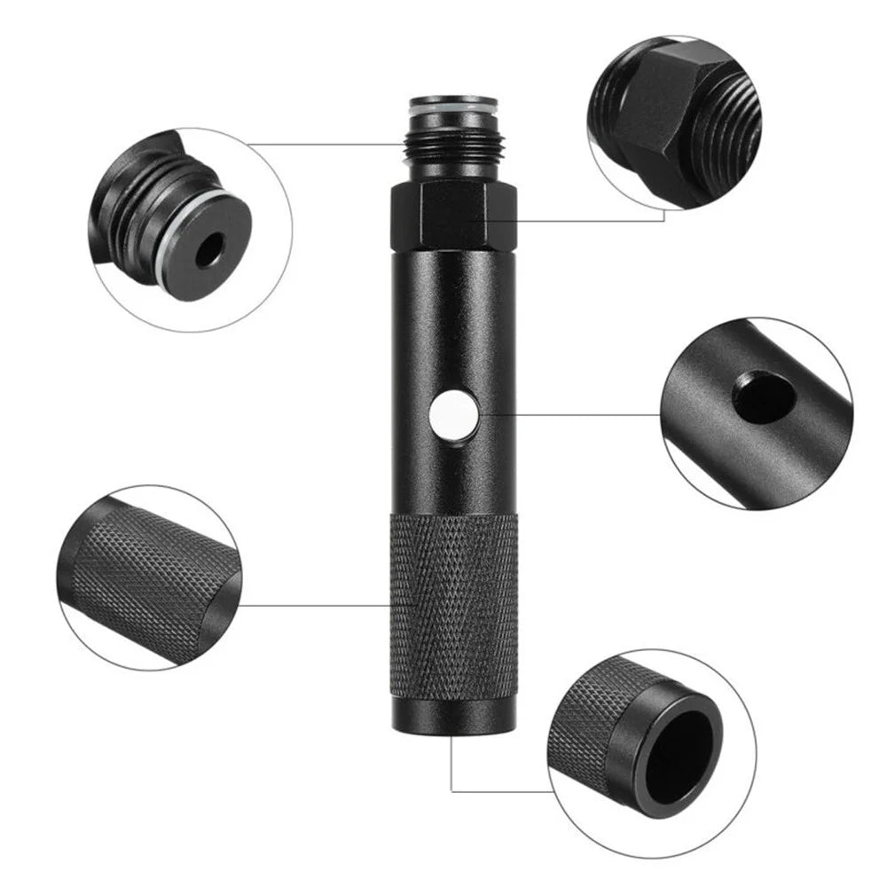 12g CO2 Cartridge Adapter Black Thread Q346