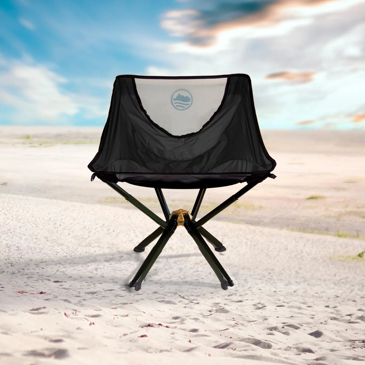 Portable Collapsible Camping Chair Supports 300 Lbs J929970