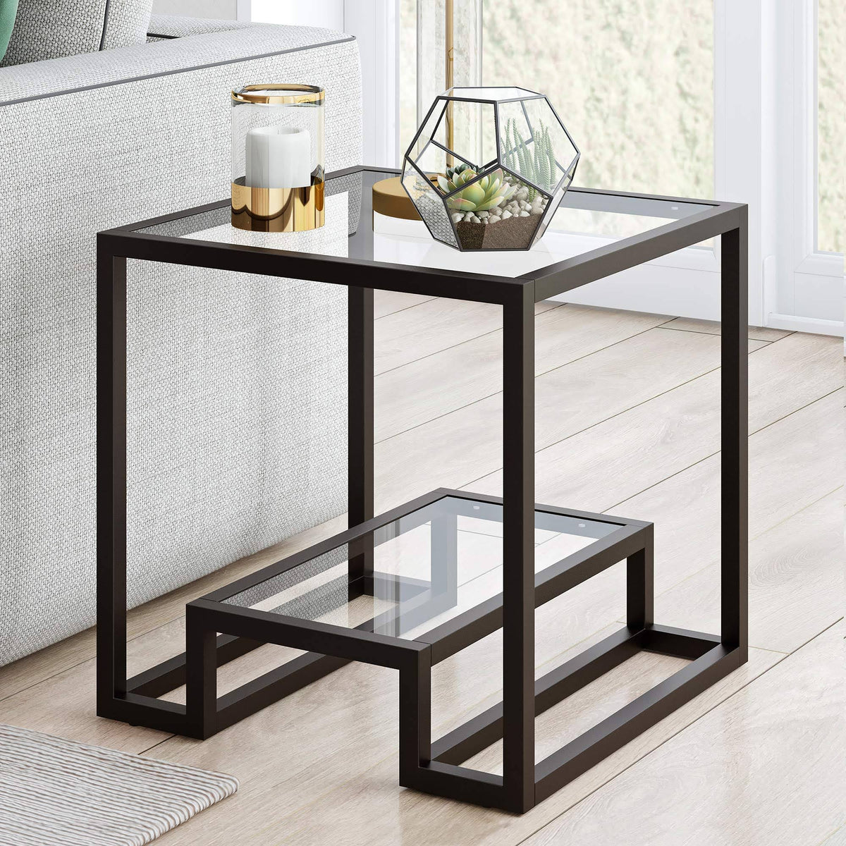 Blackened Bronze Side Table T824998