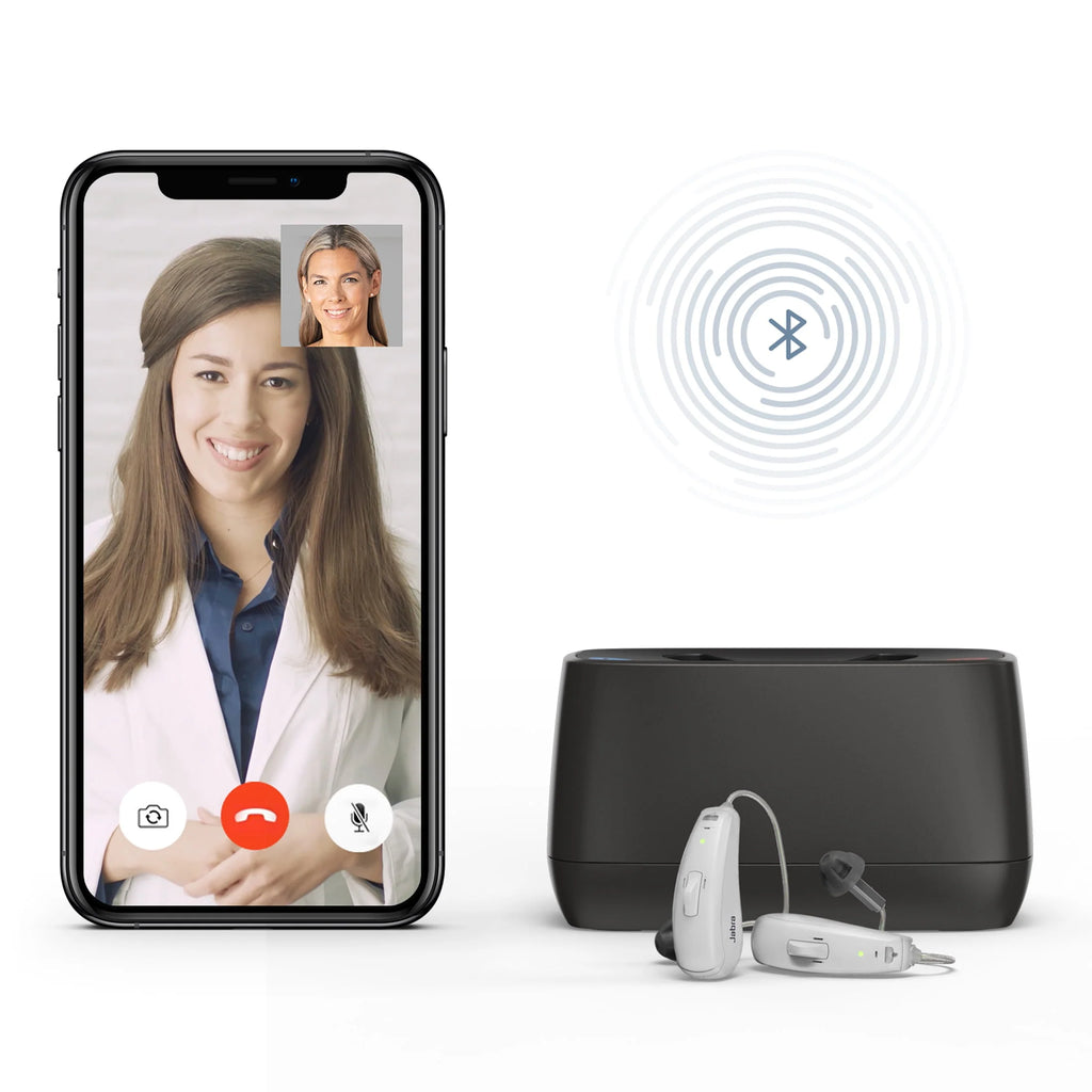 Beige Rechargeable Behind-the-Ear Hearing Aids B2694