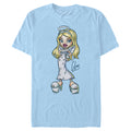Men's Graphic Tee Light Blue 3X Large N254