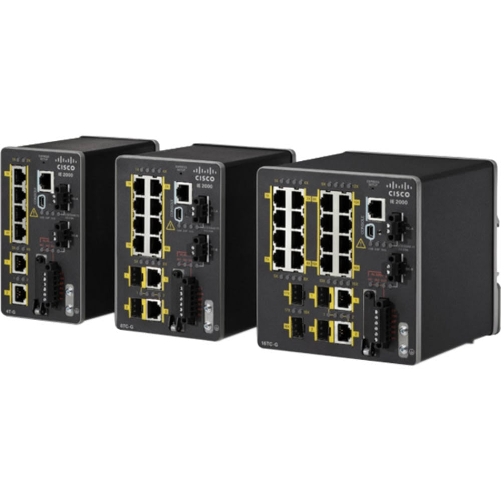 Industrial Ethernet 2000 Series Managed Switch, 6 Ethernet Ports, 2 Combo SFP Ports T796