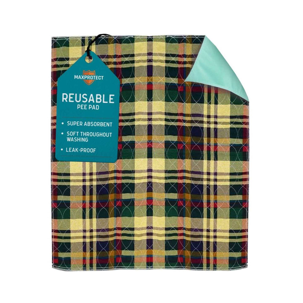 Tartan Plaid Reusable Pee Pads for Dogs R38413