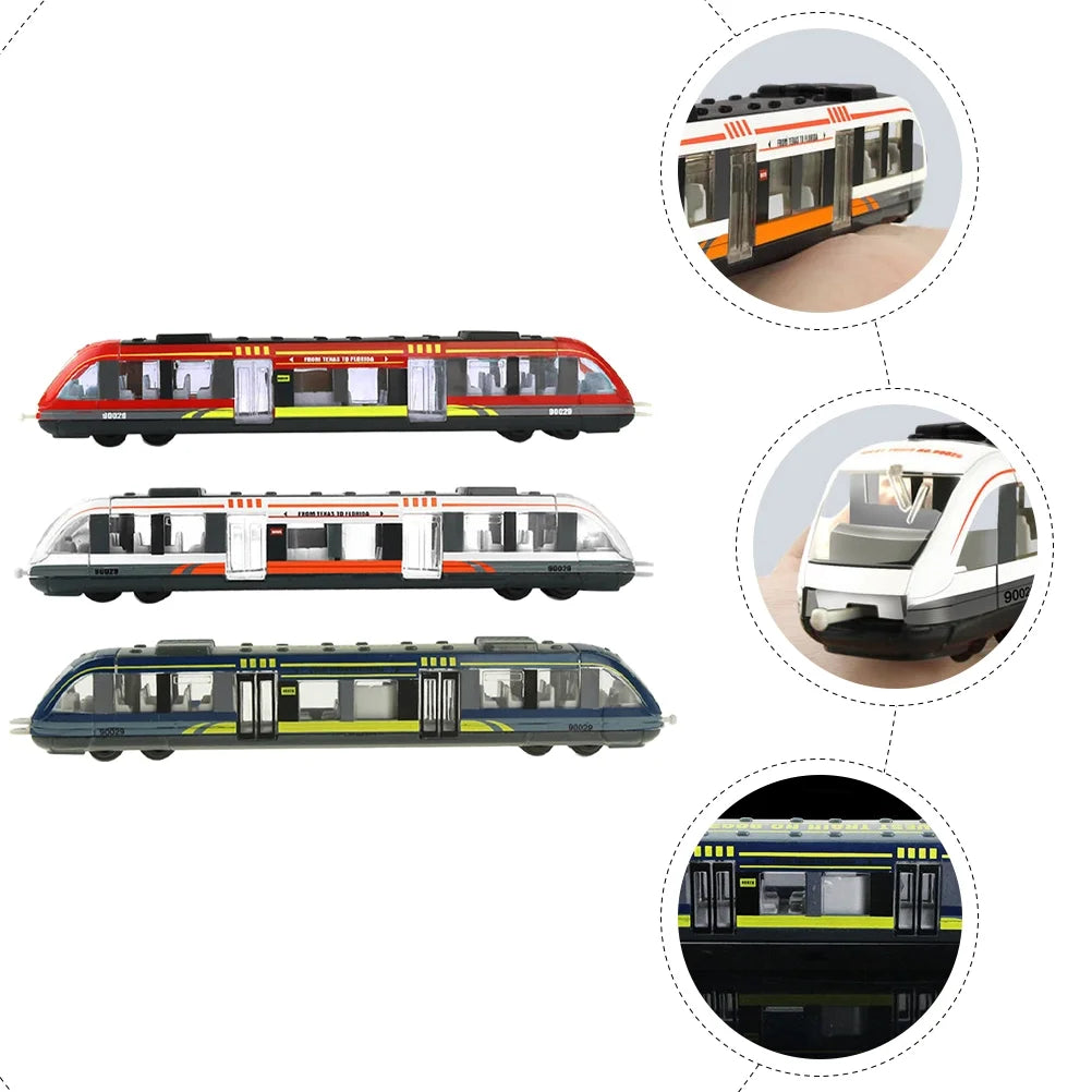 3pcs Simulation Electric Train Toy F3956