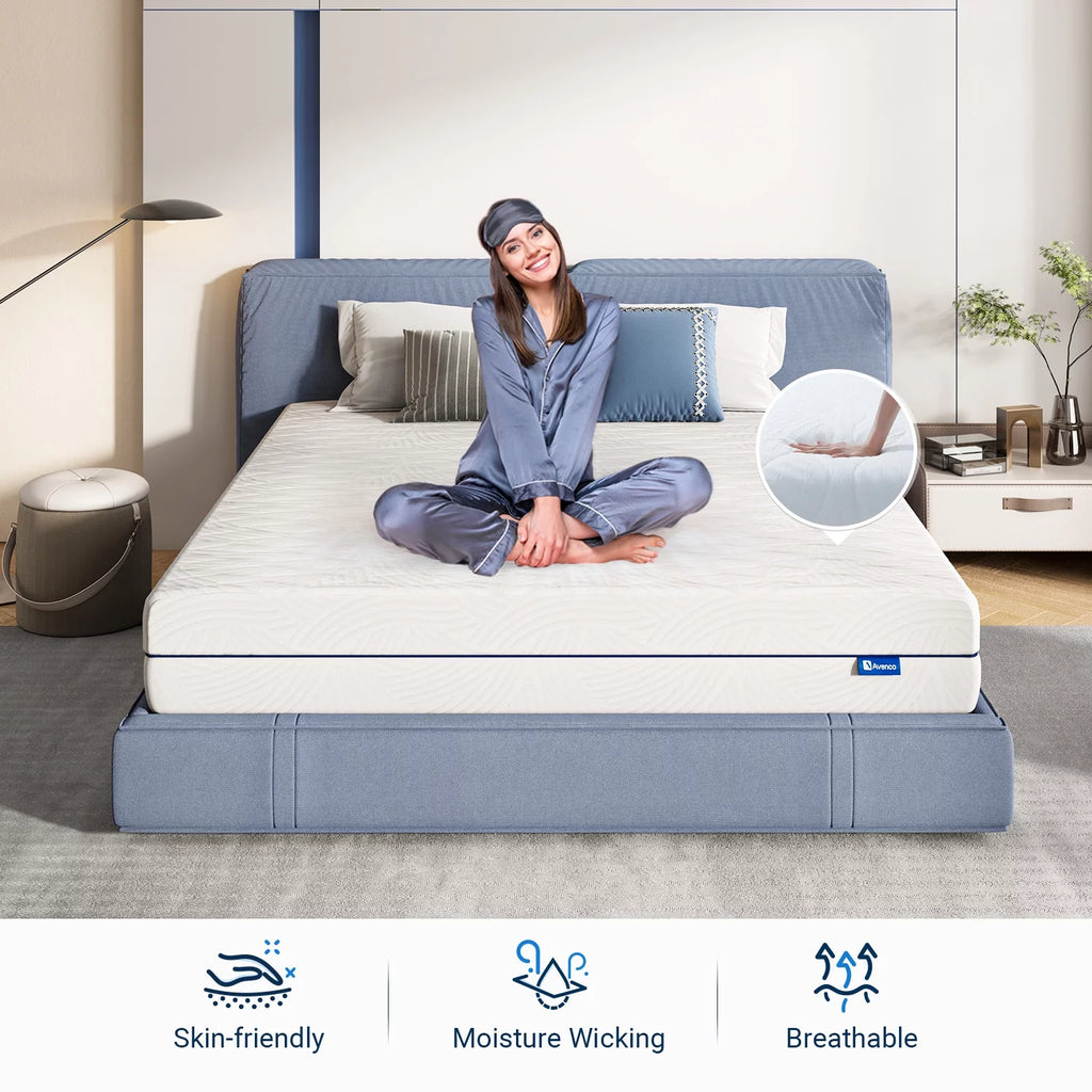 8 inch Gel Memory Foam Twin Size Mattress J7368