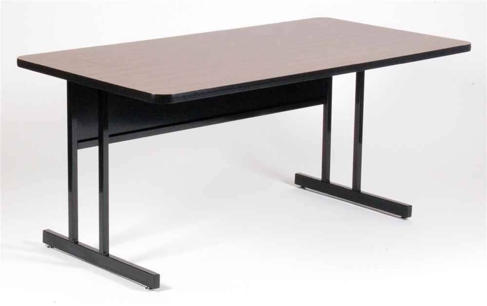 Walnut Keyboard Height Work Station (30 in. x 60 in.) L7976