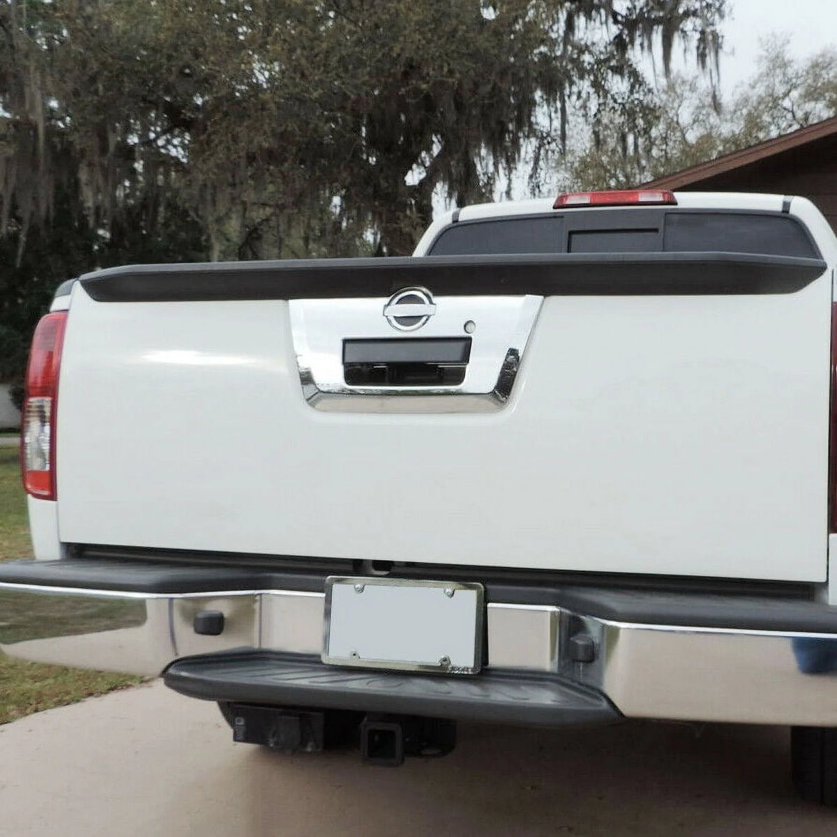 Chrome Mirror Cover Door Handle Tailgate Cover for Nissan Frontier K136309
