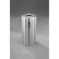 16 Gallon Satin Aluminum Bottle/Can Recycle Bin Z187