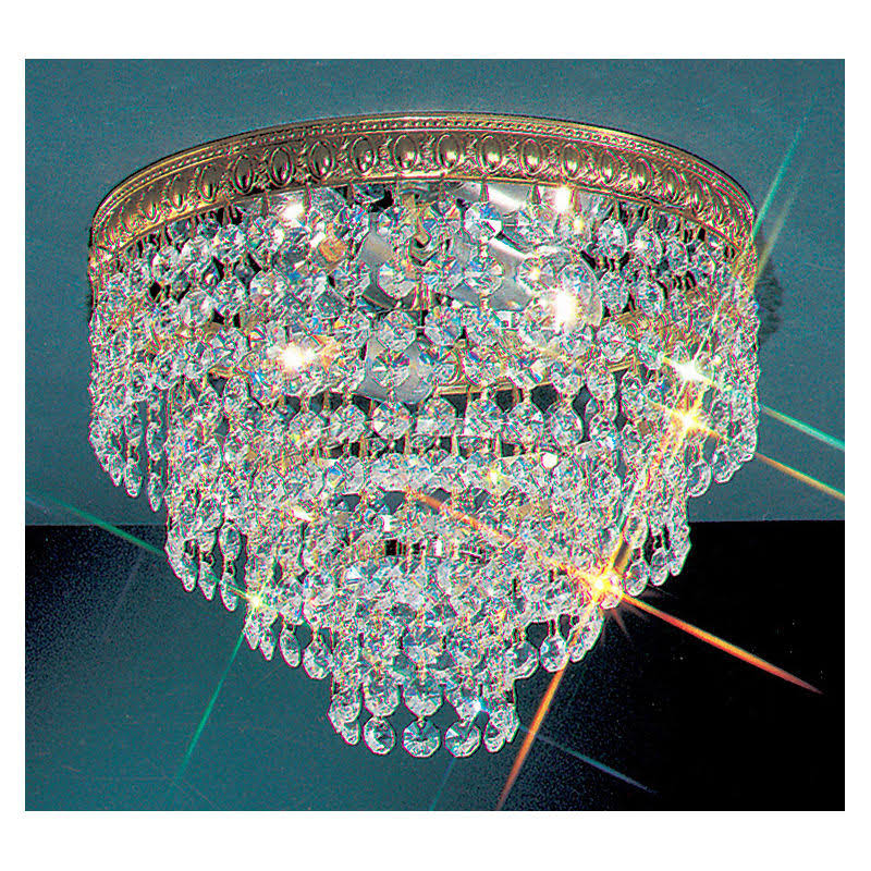 Crystal Baskets Flush Mount Light X8687