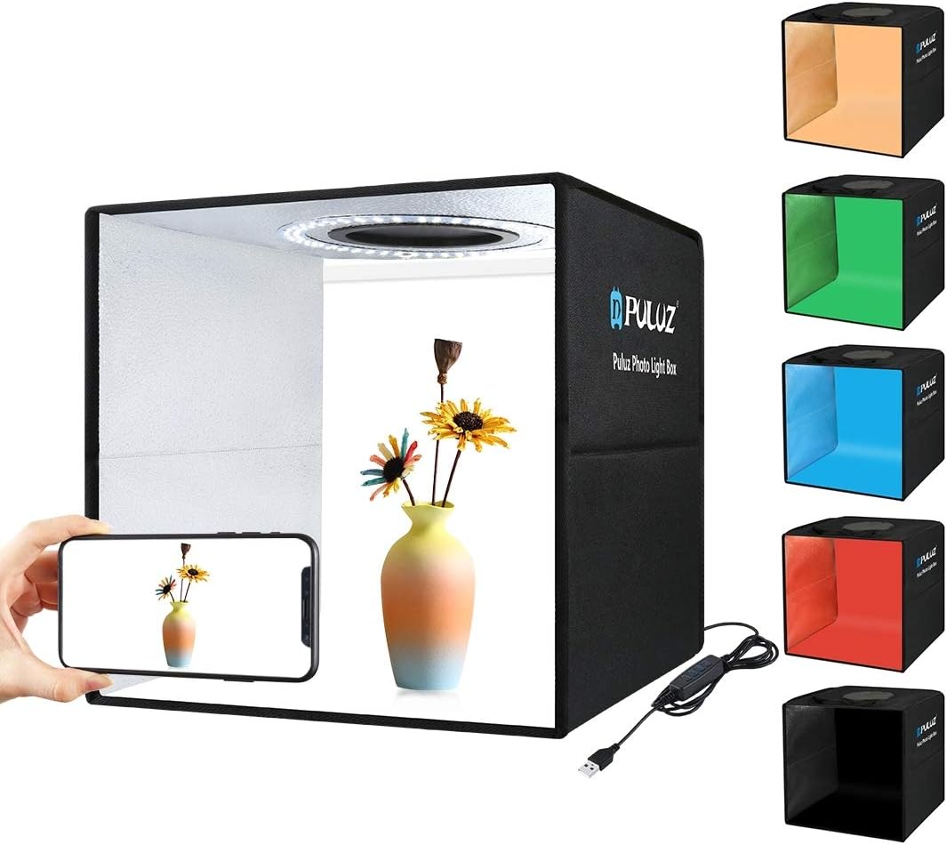 16"x16" Photo Studio Light Box with Lights Pack of 2 G1888