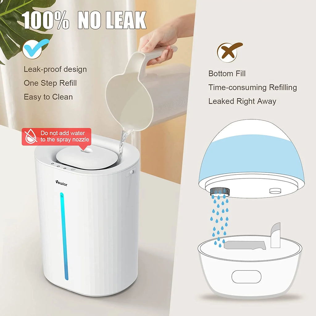 6.5L Top Fill Cool Mist Ultrasonic Humidifier G931238