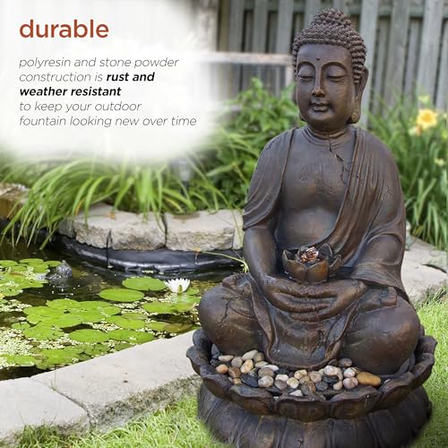 Outdoor Buddha Statue Waterfall Fountain R25528