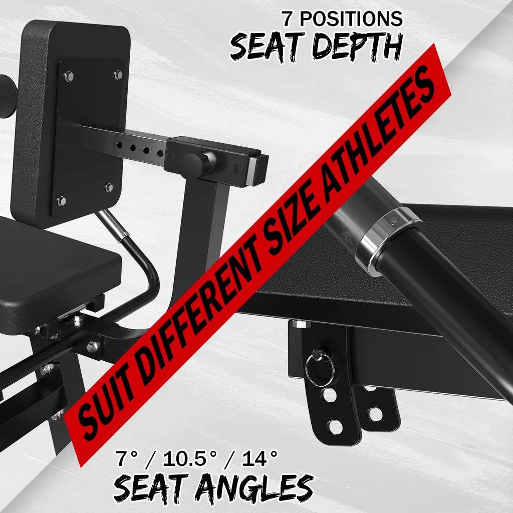 Adjustable Plate Loaded Leg Extension and Curl Machine T3277