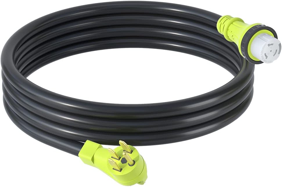 50 Amp Generator Extension Cord, NEMA 14-50P to SS2-50R, STW 6/3 + 8/1, 15FT B604