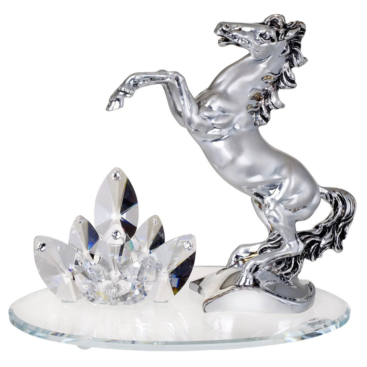 Sterling Silver Crystal Figurine I344