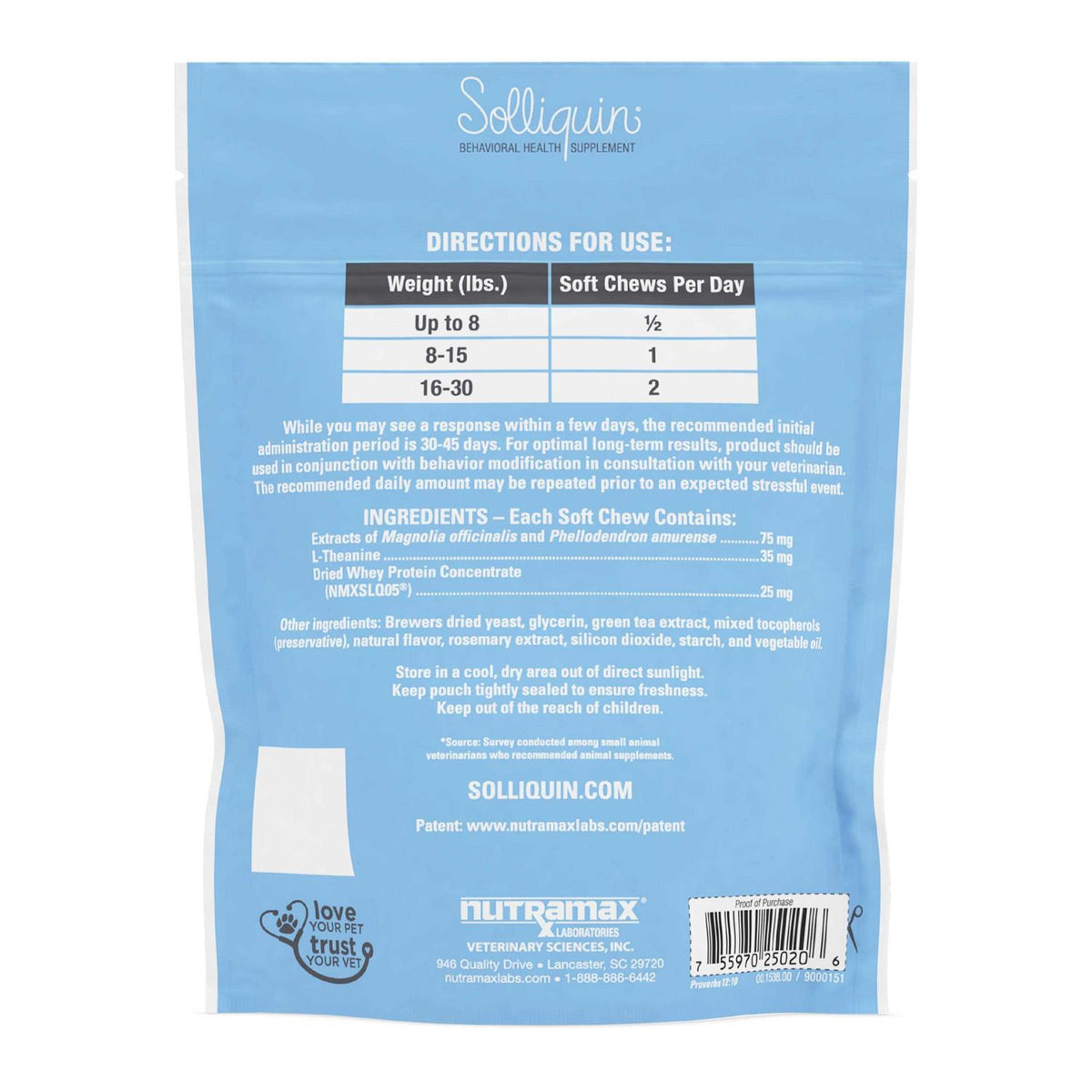 Calming Behavioral Health Supplement for Dogs and Cats T656241