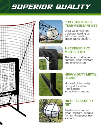 9 Hole Pitching Net with Strike Zone B816591