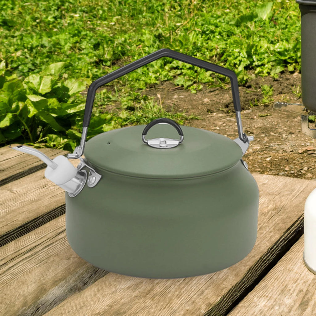 1L Green Camping Water Kettle Teapot V15687