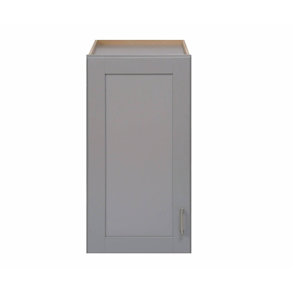 18x22 Wide Wood Floor Standing Bathroom Linen - Dove Gray B28512