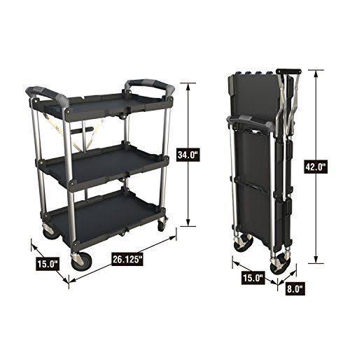 Collapsible Service Cart Q9901