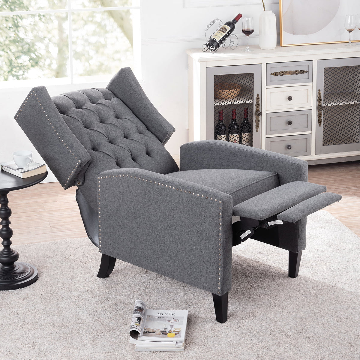 27.16" Wide Manual Wing Chair Recliner A34274