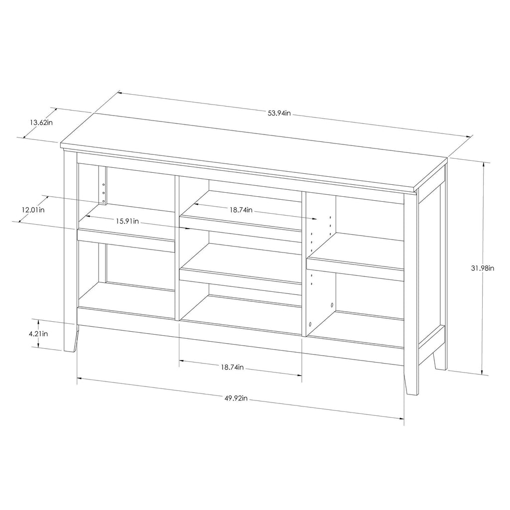 32x22 Espresso Bookcase with Adjustable Shelves Z3896