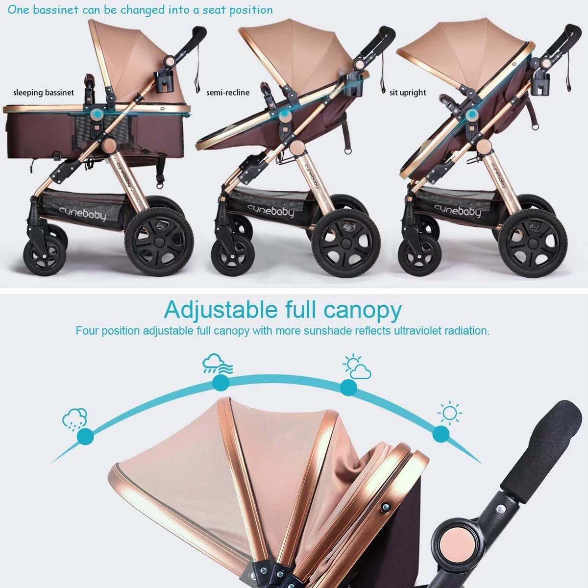 Newborn Infant Toddler Stroller U5905