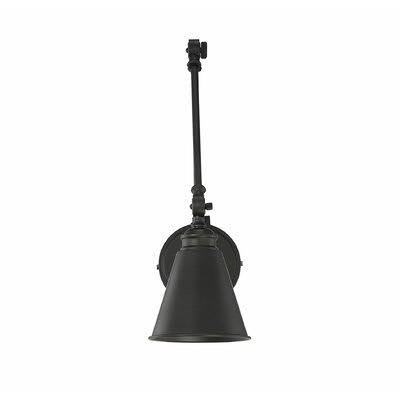 1 Light Matte Black Swing Arm D10518