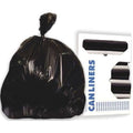 Black Linear Low Density Repro Liner, 43 x 47 inch, 100 per Case C307
