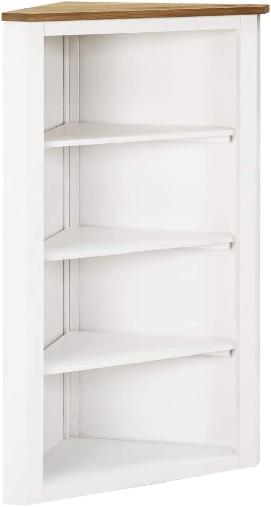 Corner Cabinet Solid Oak Wood I3597